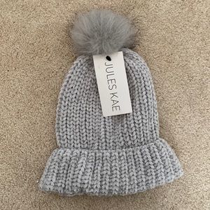 Grey Knit Beanie